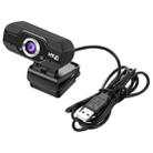 HXSJ S50 30fps 100 Megapixel 720P HD Webcam for Desktop / Laptop / Smart TV, with 10m Sound Absorbing Microphone, Cable Length: 1.4m - 2