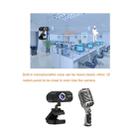 HXSJ S50 30fps 100 Megapixel 720P HD Webcam for Desktop / Laptop / Smart TV, with 10m Sound Absorbing Microphone, Cable Length: 1.4m - 8