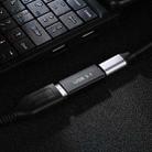 Type-C / USB-C Female to USB 3.0 Female Aluminium Alloy Adapter (Black) - 5