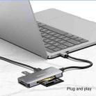 Onten 91882 5 In 1 USB3.0 x3 + SD + TF + CF Type-C / USB-C OTG Multi-function Card Reader - 11