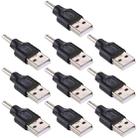 10 PCS 3.5x1.35mm Male to USB Male Adapter Connector - 1
