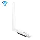 Tenda U1 Portable 300Mbps Wireless USB WiFi Adapter External Receiver Network Card with Antenna(White) - 1