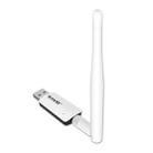 Tenda U1 Portable 300Mbps Wireless USB WiFi Adapter External Receiver Network Card with Antenna(White) - 2