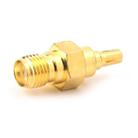 2 PCS SMA Female to CRC9 Male RF Coaxial Connector - 3