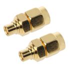 2 PCS SMA Male to MCX Female RF Coaxial Connector - 1