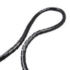 18m PE Spiral Pipes Wire Winding Organizer Tidy Tube, Nominal Diameter: 4mm(Black) - 3