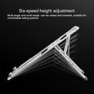 COOLCOLD U2S Portable Foldable Hollow Double Triangle Height Adjustable Aluminum Alloy Bracket for Laptop - 14