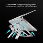 COOLCOLD U2S Portable Foldable Hollow Double Triangle Height Adjustable Aluminum Alloy Bracket for Laptop - 15