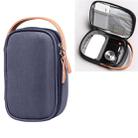 Multi-function Headphone Charger Data Cable Storage Bag, Ultra Fiber Portable Power Pack, Size: S, 11x5.5x18cm(Blue) - 1