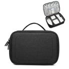 Multi-function Headphone Charger Data Cable Storage Bag, Single Layer Storage Bag, Size: 23x16x7cm(Black) - 1