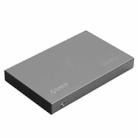 ORICO 2518S3 USB3.0 External Hard Disk Box Storage Case for 7mm & 9.5mm 2.5 inch SATA HDD / SSD (Grey) - 1
