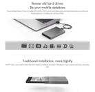 ORICO 2518S3 USB3.0 External Hard Disk Box Storage Case for 7mm & 9.5mm 2.5 inch SATA HDD / SSD (Silver) - 11