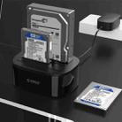 ORICO 6228US3-C 1 to 1 Clone 2 Bay USB 3.0 Type-B to SATA External Storage Hard Drive Dock for 2.5 inch / 3.5 inch SATA HDD / SSD - 1