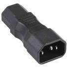 C13 to C15 Groove AC Power Plug Adapter Converter Socket - 1