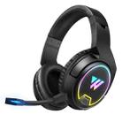 Wintory W1 Bluetooth 5.0 Adjustable RGB Light Gaming Wireless Headset with Mic (Black) - 1