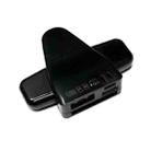 7 in 1 Card Reader USB + Type-C + 8 Pin + TF Card + SD Card + Earphone Adapter (Black) - 1