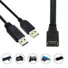 2 in 1 USB 3.0 Female to USB 2.0 + USB 3.0 Male Cable for Computer / Laptop, Length: 29cm - 4