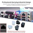 20 PCS Silicone Anti-Dust Plugs for RJ45 Port(Black) - 5