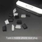 20 PCS Silicone Anti-Dust Plugs for USB-C / Type-C Port(Transparent) - 6