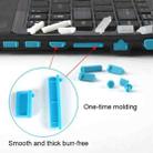 13 in 1 Universal Silicone Anti-Dust Plugs for Laptop(Black) - 4