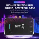N100 NFC Desktop Bluetooth 5.0  Receiver & Transmitter Car Bluetooth Speaker Audio Adapter(Black) - 6