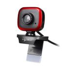 HXSJ A849 480P Adjustable 360 Degree HD Video Webcam PC Camera with Microphone(Black Red) - 1
