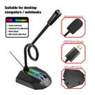 HXSJ TSP202 RGB Lighting Bendable USB Voice Chat Video Conference Microphone - 7
