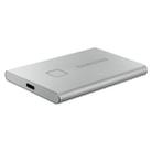 Original Samsung T7 Touch USB 3.2 Gen2 500GB Mobile Solid State Drives(Silver) - 7