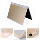 4 in 1 Notebook Shell Protective Film Sticker Set for Microsoft Surface Book 2 15 inch(Gold) - 3