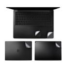 4 in 1 Notebook Shell Protective Film Sticker Set for Microsoft Surface Laptop 3 13.5 inch (Black) - 1