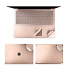 4 in 1 Notebook Shell Protective Film Sticker Set for Microsoft Surface Laptop 3 13.5 inch (Gold) - 1