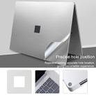 4 in 1 Notebook Shell Protective Film Sticker Set for Microsoft Surface Laptop 3 15 inch (Grey) - 4