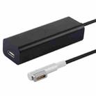 AnyWatt 60W USB-C / Type-C Female to 5 Pin MagSafe 1 Male L Head Series Charge Adapter Converter for MacBook (Black) - 4