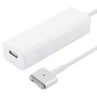 AnyWatt 85W USB-C / Type-C Female to 5 Pin MagSafe 2 Male T Head Series Charge Adapter Converter for MacBook Pro (White) - 4