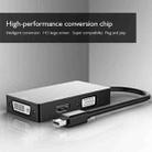 basix D1 Mini DP to HDMI + DVI + VGA 1080P Multi-function Converter, Cable Length: 15cm (Black) - 4
