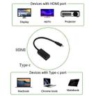 DNX-1 Mini Portable USB 3.1 USB-C/Type-C to HDMI HD 4K Conversion Cable(Black) - 2