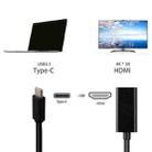 DNX-1 Mini Portable USB 3.1 USB-C/Type-C to HDMI HD 4K Conversion Cable(Black) - 3