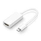 DNX-1 Mini Portable USB 3.1 USB-C/Type-C to HDMI HD 4K Conversion Cable(White) - 1