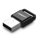UGREEN USB 2.0 APTX Bluetooth Dongle V4.0 EDR Audio Receiver Transmitter for PC, Transmission Distance: 20m(Black) - 2