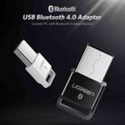 UGREEN USB 2.0 APTX Bluetooth Dongle V4.0 EDR Audio Receiver Transmitter for PC, Transmission Distance: 20m(Black) - 3