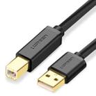 UGREEN USB 2.0 Gold-plated Printer Cable Data Cable, For Canon, Epson, HP, Cable Length: 1.5m - 1