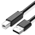 UGREEN USB 2.0 Nickel-plated Printer Cable Data Cable, For Canon, Epson, HP, Cable Length: 1m - 1