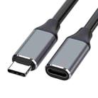 USB-C / Type-C Male to USB-C / Type-C Female Adapter Cable, Cable Length: 1m - 1