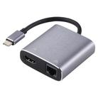USB-C to HDMI / RJ45 Adapter with Gigabit Ethernet Card & PD - 2
