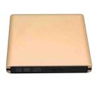 Aluminum Alloy External DVD Recorder USB3.0 Mobile External Desktop Laptop Optical Drive (Gold) - 1