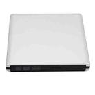 Aluminum Alloy External DVD Recorder USB3.0 Mobile External Desktop Laptop Optical Drive (Silver) - 1