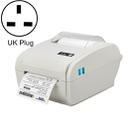 POS-9210 110mm USB POS Receipt Thermal Printer Express Delivery Barcode Label Printer, UK Plug(White) - 1