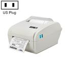 POS-9210 110mm USB POS Receipt Thermal Printer Express Delivery Barcode Label Printer, US Plug(White) - 1