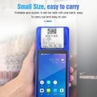 POS-6000 4G Version 2GB+32GB 58mm PDA Handheld 5.5 inch Barcode Two-dimensional Code Android Smart Scan Code Cash Register Thermal Printing Machine, UK Plug(Blue) - 3