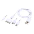 5 in 1 Multi-function Data Cable with 4 Adapters, Suitable for Mico USB / HDMI / Nokia 2.0 / iPhone 4 - 1